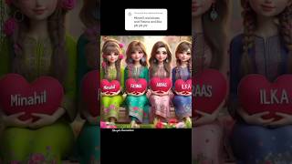 Minahil Fatima Airaas Ilka Request Done Apny Naam Ki Video Ky Liye Comment Krein