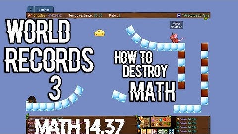 Transformice - WORLD RECORDS #3 ( How to destroy Math )