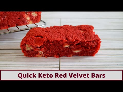 Simple And Delicious Keto Red Velvet Bars (Nut Free And Gluten Free)