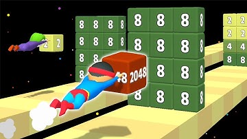 Super Stack 2048 - New Game Cube Merge 3D