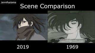 Hyakkimaru VS Demon | Dororo 1969 vs 2019 | Dororo Comparison | どろろ シーン 比較