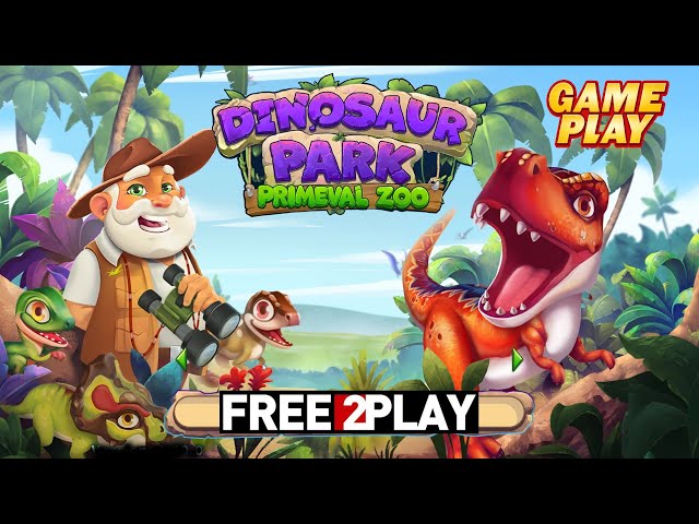 Dinosaur Park: Primeval Zoo, jogo mobile para fãs de dinossauros