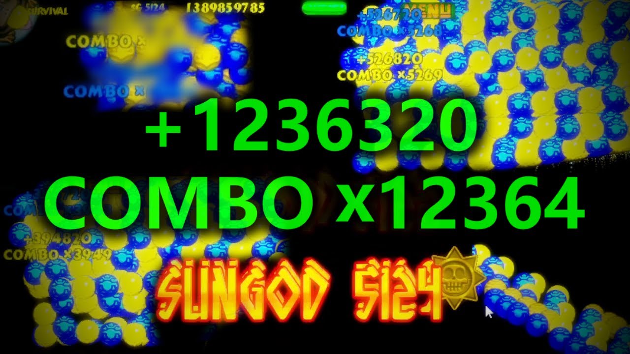 Zuma Deluxe: 12364x combo (modified)