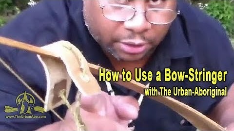 How to String a Bow Using a Bow-Stringer w/ The Urban-Abo