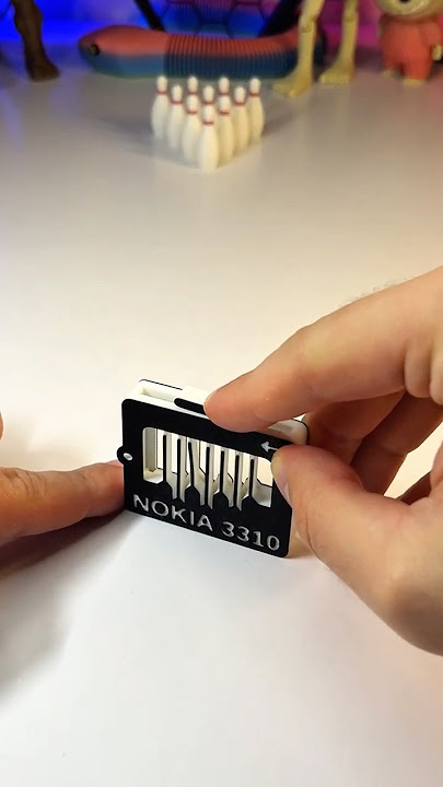 Nokia 3310 Ringtone Performed on a 3D Printed Musical Fidget
