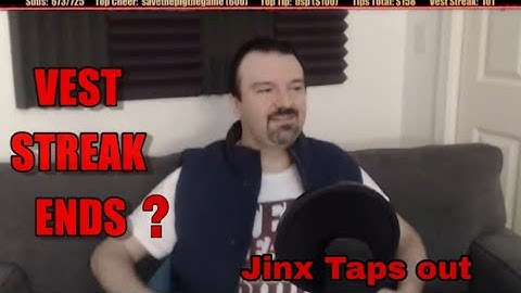 Jinx Is Tapped Out. Last Stream He Can Finance DSP WWE Champions Addiction
