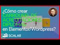 Cómo crear un CARROUSEL de ACREDITACIONES o DIPLOMAS con ELEMENTOR en WORDPRESS GRATIS