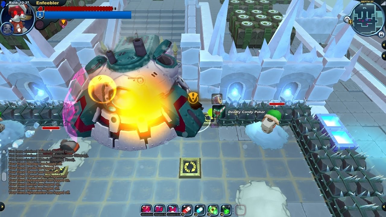 Spiral Knights: [Final Room] Grinchlin Assault