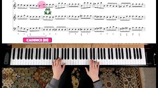 Partimento: Fenaroli Gj 1332 in A minor realized as Trio-Sonata