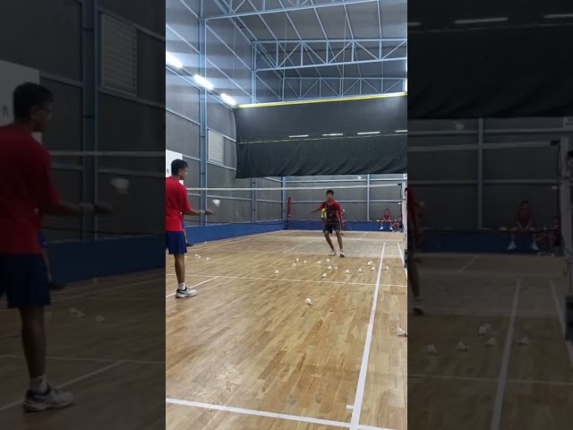 Surya working hard, getting better🔥! #badminton #new #trending #bulutangkis #viral #champion#shorts class=