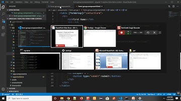 Angular 7 Tutorial -  video  27 -  FormGroup in reactive forms