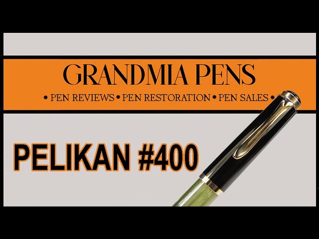 PELIKAN #400 PISTON FILLER FOUNTAIN PEN - YouTube