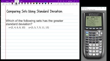 1.6E - Comparing two sets using standard deviation