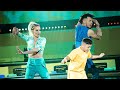 Thiago Bogado, Noelia Marzol y Jony Lazarte se desplazaron a puro baile y actitud por toda la pista