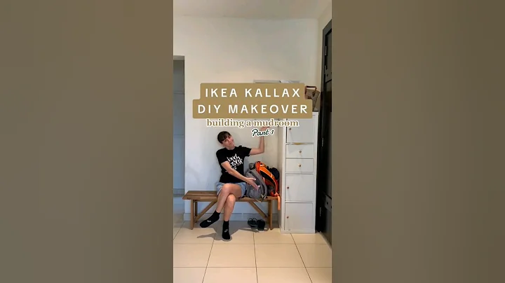 IKEA Kallax EASY transformation #shorts #ikeahack #ikea #diyhomedecor #entrywaydecor #diy #diyideas