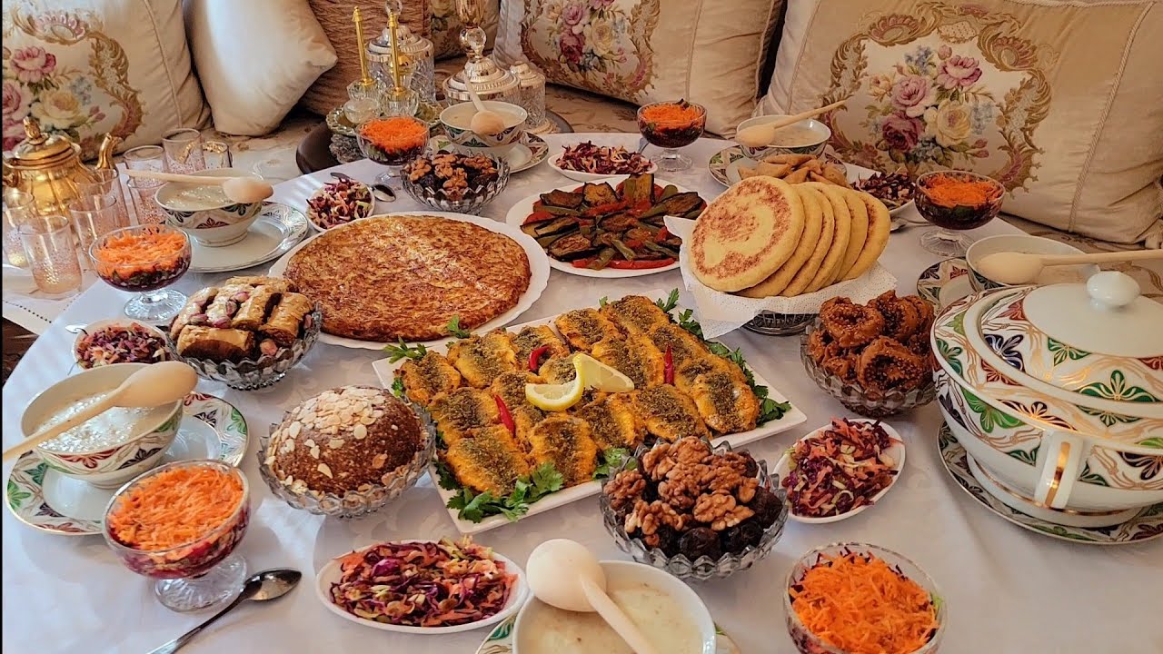 طبلة فيها كلشي بقليل نديرو لكثير ولحمد لله مائدة فطور رمضان رقم 10