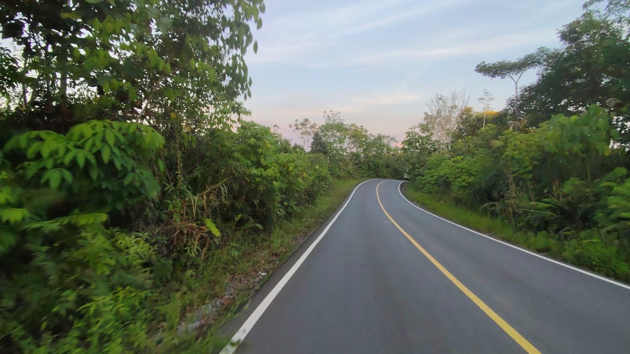 Trip Benangin.Jalan Lintas Provinsi paling sepi di Kalimantan. Jalan Negara Kalteng - Kaltim.