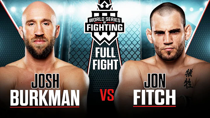 Josh Burkman vs Jon Fitch | WSOF 3, 2013