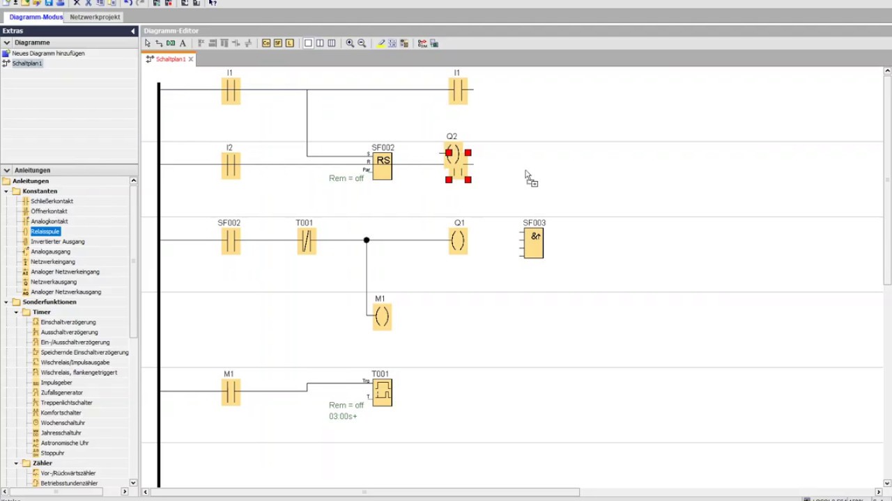 4 Siemens Logo Kontaktplan Programmierung Tutorial Youtube
