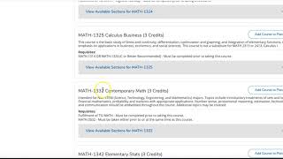 Student Planning – Registration