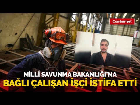 MSB'ye bağlı fabrikada çalışan işçi isyan etti! \