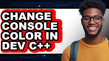 How to Change Console Color in Dev C++ (easy Method)