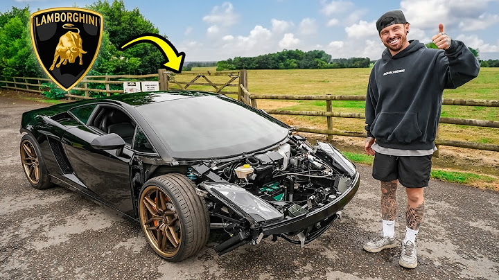 ATTEMPTING TO DRIVE MY WRECKED LAMBORGHINI
