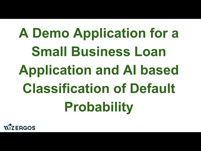 AI and NLP based custom conversation Application. Demo of a loan application and default prediction.