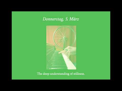 Donnerstag, 5. März | CALENDAR PIECES by Sven Hinz