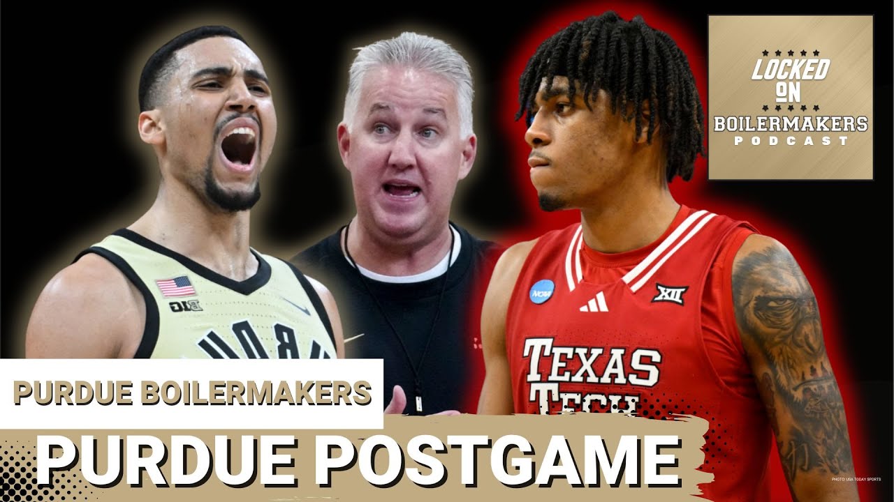 LIVE POSTGAME: Purdue DOMINATES Texas Tech for Baha Mar Title - YouTube