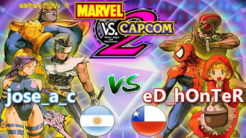 Marvel vs Capcom 2: New Age of Heroes - jose_a_c vs eD_hOnTeR