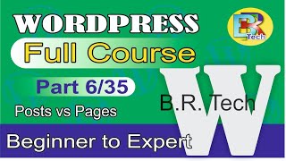 Wordpress Posts vs Pages Wordpress tutorial part 6