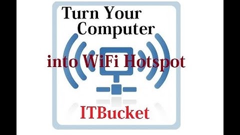 Turn your Computer into a WiFi Hotspot without using any Software