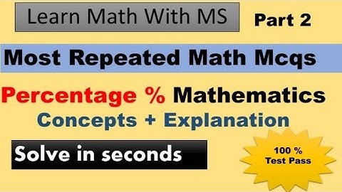 Basic percentage questions for all exams |solve in seconds |Urdu Hindi|PPSC FPSC KPPSC CSS UPSC PMS|