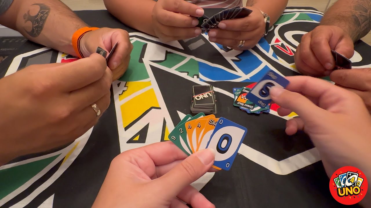 We played a special UNO Mini – the tiniest UNO ever! - YouTube