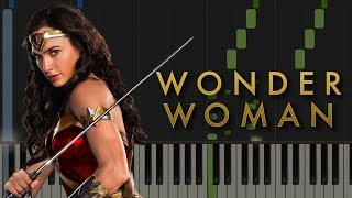 Wonder Woman - Wonder Woman's Wrath | Piano Tutorial chords