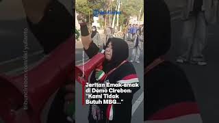 Aksi Demo Mahasiswa dan Emak-Emak di Cirebon, Suarakan Tuntutan Pendidikan Gratis