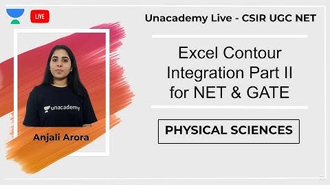 Excel Contour Integration | Physical sciences | Unacademy Live - CSIR UGC NET | Anjali Arora