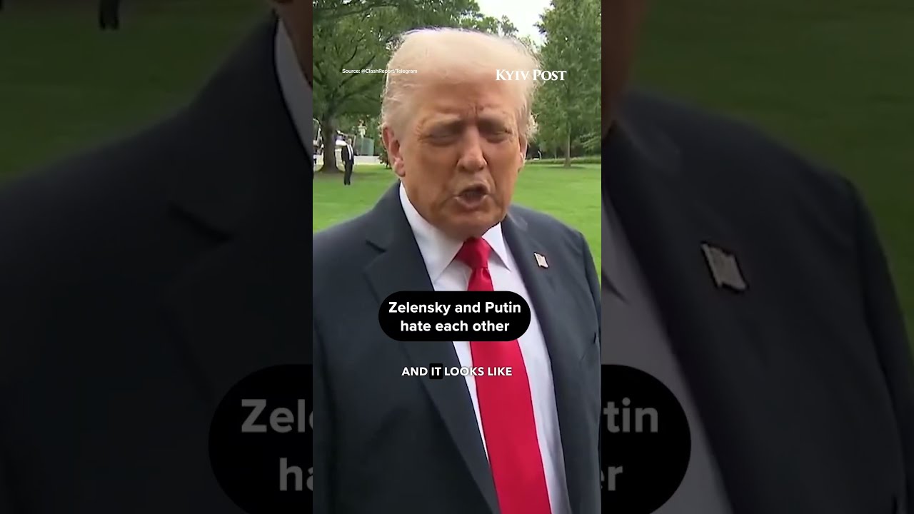 Trump Said That Ukrainian President Zelensky And Russian Vladimir Putin Hate Each Other 