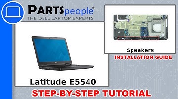 Dell Latitude E5540 (P44G001) Speakers How-To Video Tutorial