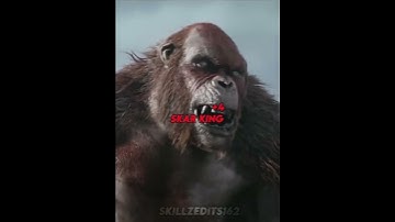 Godzilla vs Skar King #shorts #monsterverse #godzilla #skarking #edit #fyp