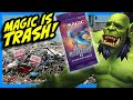 Magic the Gathering is TRASH! $250K Worth of New MTG Cards Found in a LANDFILL?!