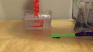 BATHING MY WORM ON STRING