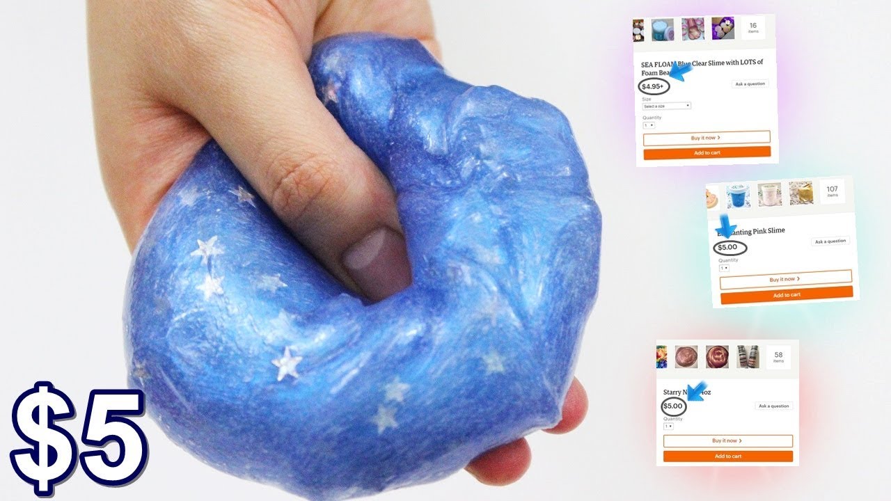 Reviewing 5 Slimes from Random Slime Shops I've Never Heard of! Cheap