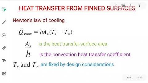 HEAT AND MASS TRANSFERS  HEAT TRANSFER FROM EXTENDED SURFACES FINS