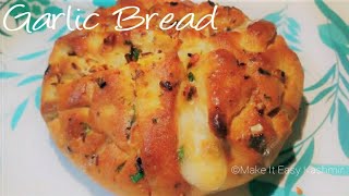 Garlic Bread || No Yeast Stuffed Cheese Garlic Bread Easy Recipe ||@MakeItEasyKashmir