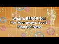 Error 404: Body &amp; Soul—How to Fix the Connection Between Health and Ambition #bodymachine #health