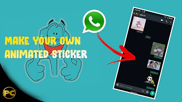 How do you put a GIF sticker on WhatsApp?