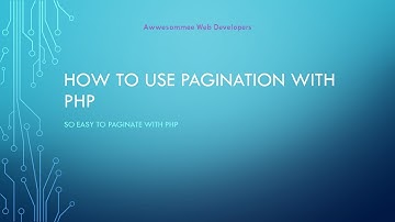 How to paginate in PHP (Hindi)