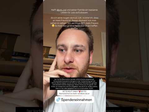 Spendenaufruf 🙏🏽 - Link in der Beschreibung